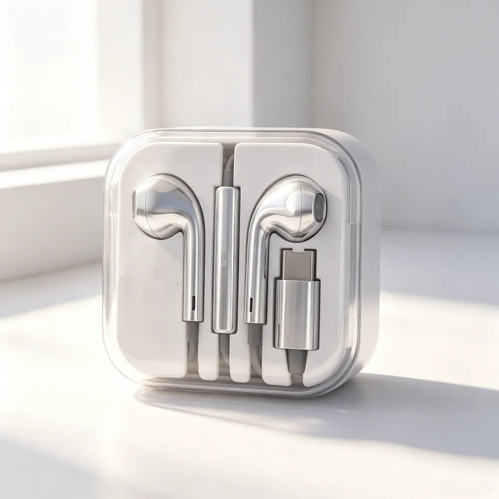 Chrome Ear Buds