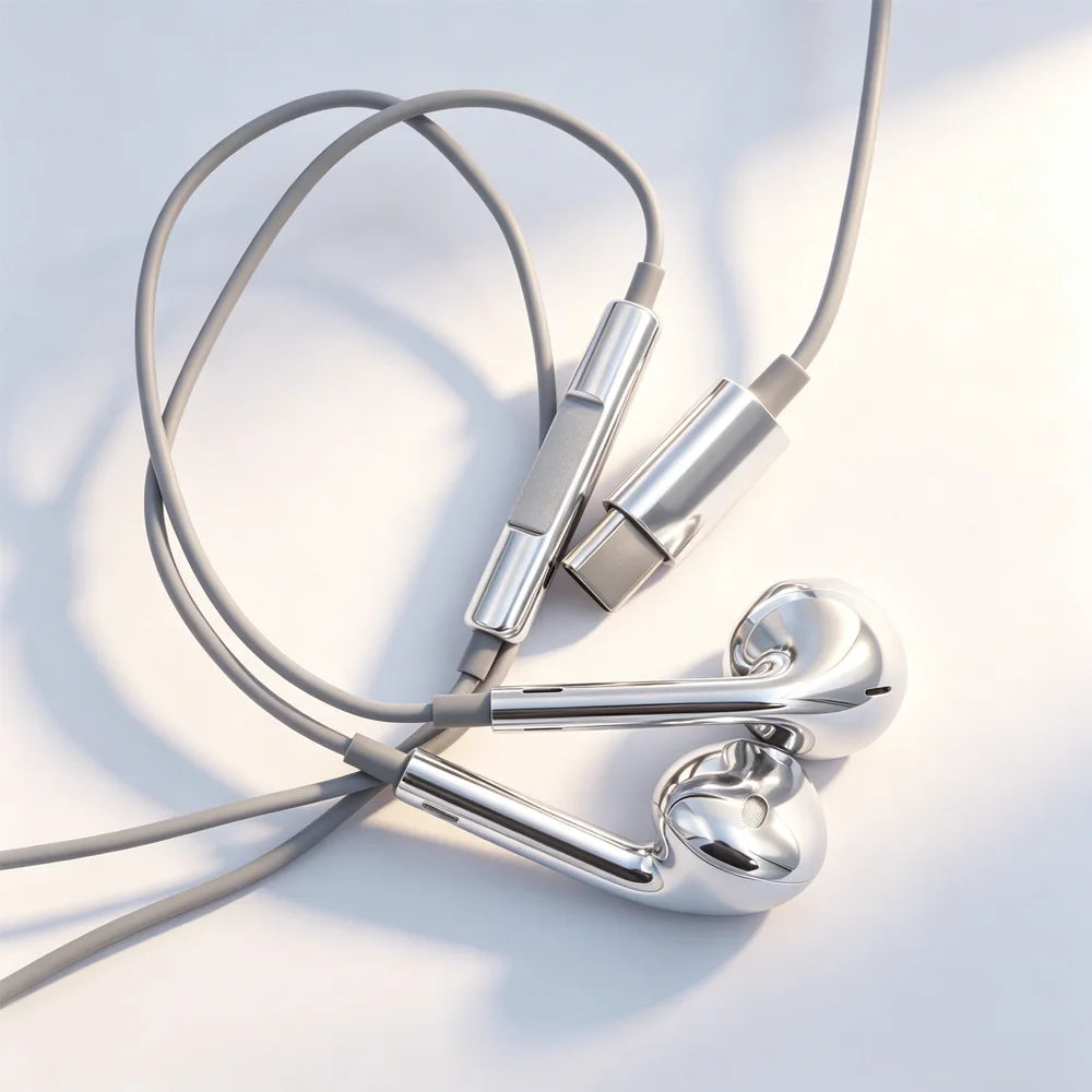 Chrome Ear Buds